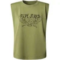 Pepe Jeans Shirt 'Bertha' kaki / zwart