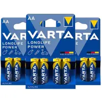 Varta 3x Longlife Power Alkaline Batterijen Aa 4 Stuks