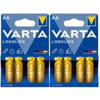 Varta 2x Longlife Aa Blister 4 Stuks