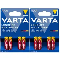 Varta 2x Longlife Max Power Alkaline Batterijen AAA 4 stuks