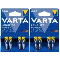 Varta 2x Longlife Power Alkaline Batterijen Aaa 4 Stuks