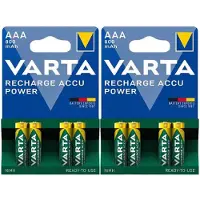 Varta 2x Recharge Accu Power Oplaadbare Batterijen Aaa 800mah 4 Stuks