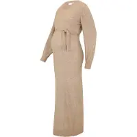 Mamalicious Gebreide jurk 'MLNEWANNE' beige