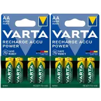 Varta 2x Oplaadbare Batterijen Aa 2600 Mah Blister 4 Stuks