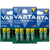 Varta 3x Oplaadbare Batterijen AA 2600 mAh Blister 4 stuks