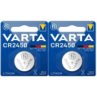 Varta 2x Lithium Coin Cr2450 Blister