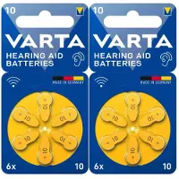 Varta 2x Gehoorbatterij Gehoorapparaat 10 Blister 6 Stuks