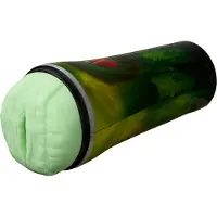 XR Brands Creature Cocks Raptor - reptielen-masturbator in huls (zwart-groen)