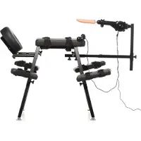 Master Series - Obedience Bench Met Seksmachine - Zwart