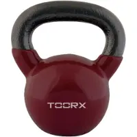 Toorx Kettlebell - Vinyl - Gekleurd 16 kg - Donkerpaars