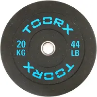 Toorx - DBCR-20 Crumb bumper halterschijf – 50 mm - 20 kg - Gewicht Schijf - Sport Gewichten - Fitness - Blauw - Per Stuk