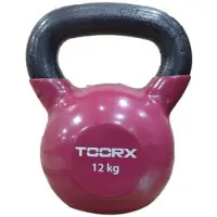 Toorx Kettlebell - Vinyl - Gekleurd 12 kg - Paars