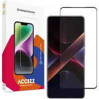 Accezz Gehard Glas Full Cover Screenprotector voor de Xiaomi Poco X7