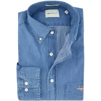 Gant Reg Indigo Bd Overhemd Met Lange Mouwen
