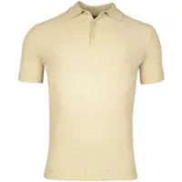 Baileys polo beige katoen en polyamide
