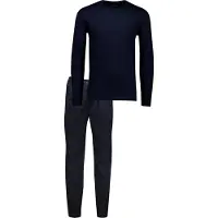 Schiesser 159633-800 Lange Blauwe Pyjama - Maat 56