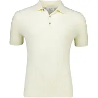 Born with Appetite knitted polo creme katoen