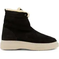 Rehab Navy boots effen leer