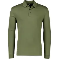 HUGO BOSS Boss Black poloshirt lange mouw groen katoen