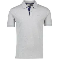 Gant Shirt nachtblauw / grijs gemêleerd