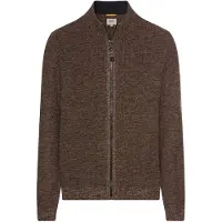 Camel active vest donkerbruin gemêleerd katoen