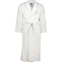 Ralph Lauren Badjas lang bruin / rood / wit