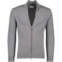 Gant Gebreid vest donkergrijs