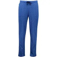 Schiesser pyjamabroek blauw geprint katoen