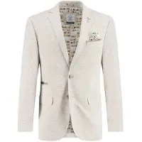 A Fish Named Fred colberts beige effen slim fit