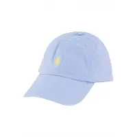 Ralph Lauren pet lichtblauw met logo effen