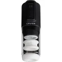 Cruizr CX10 - automatische draaiende en op-en-neer masturbator - zwart