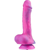 Hismith Premium Dildo KlicLok Small 15-20 CM Paars