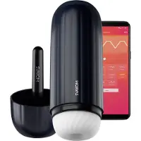 Svakom Sam Neo 2 Pro - App-gestuurde masturbator voor mannen (zwart-wit)