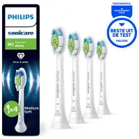 Philips Sonicare 6x Opzetborstels W2 Optimal White Wit HX6064/87 4 stuks