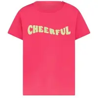 Cars Little T-shirt fuchsia Roze Meisjes Stretchkatoen Ronde hals Tekst - maat 98