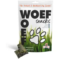 Woef Woef 6x Hondensnack Zalmhuid M 75 gr