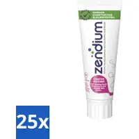 Zendium 25 x Tandpasta Sensitive 75 ml - Gevoelige Tanden - Tandpasta - Natuurlijke Enzymen - Mondgezondheid - Fluoride