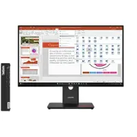 Lenovo ThinkCentre M75q Gen 5 + ThinkVision T27-40 27 Full HD-beeldscherm AMD Ryzen 7 PRO 8700GE-processor 3,65 GHz tot 5,10 GHz, Windows 11 Pro 64, 512 GB SSD TLC Opal - 12RQT2740BUNDLEEU