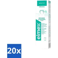 Elmex 20 x Tandpasta Sensitive Original 75 ml - Gevoelige Tanden - Tandpasta - Aminfluoride - Cariës - Tandgevoeligheid