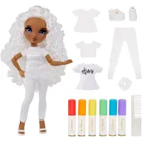Rainbow High Color & Create Purple Eyes Doll Transparant