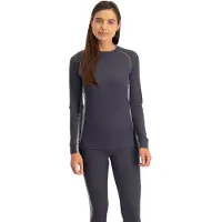 Nomad Lichtgewicht Thermoshirt Dames | Grijs | XL | Naadloze Basislaag | Warm, Ademend & Sneldrogend | Voor Wandelen, Skiën & Dagelijks Gebruik