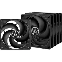 Arctic ACFAN00135A PC-ventilator Zwart (b x h x d) 120 x 25 x 120 mm