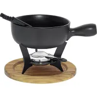 kela Kaasfondueset Country 6 Personen Zwart 2 L