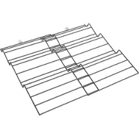 SmartaSaker verschuifbaar kruidenrek 26-51 cm zwart/metaal