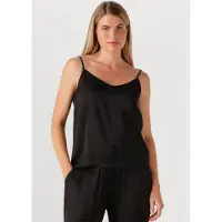 Alix The Label Dames Tops & T-shirts Ladies Woven Satin Beaded Camisole - Zwart - Maat M