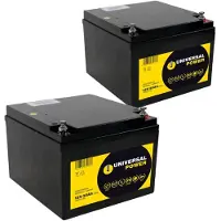 Universal Power Vervangende Accu Voor Guardian Aspire M11, BATU1 Rolstoel 24V 2 X 12V 25Ah