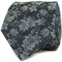 Tresanti stropdas groen geprint bloemen