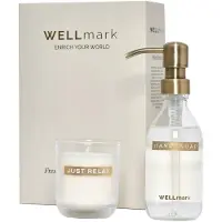 Wellmark Discover giftset - handzeep en geurkaars - fresh linnen - helder glas 8720938454592