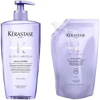 Kérastase - Blond Absolu Bain Lumiére Shampoo 500 ml + Refill Shampoo 500 ml - Voordeelset voor Ontkleurd Haar
