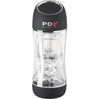 PDX ViewTube Pro - zuigende-vibrerende masturbator (zwart)